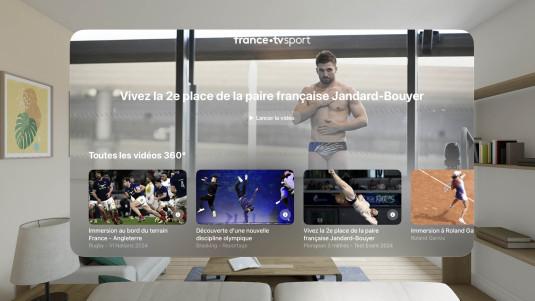 FranceTV Sport VR : Vivez le sport comme jamais avec notre nouvelle application disponible sur les casques de réalité virtuelle Apple Vision Pro et MetaQuest